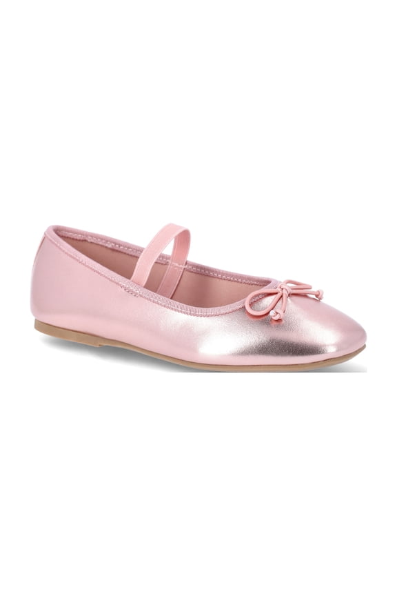 Little Girls and Big Girls Bow Ballet Flat Shoes