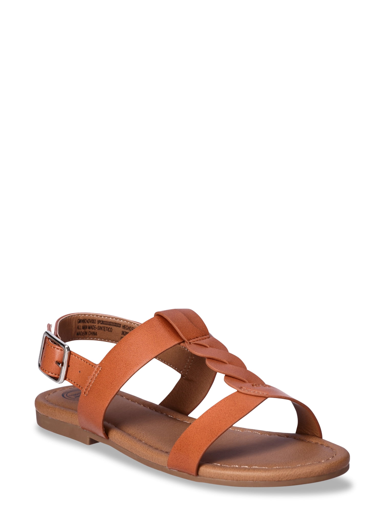 Wonder Nation Little Girls and Big Girls Braid Sandals