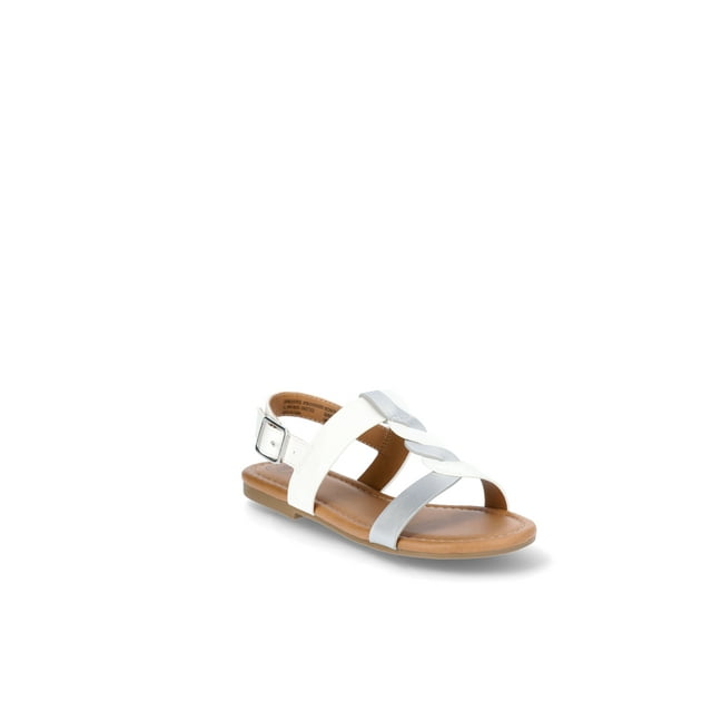 Wonder Nation Little Girls and Big Girls Braid Sandals