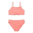 thumbnail image 1 of Wonder Nation Girls 2-Piece Keyhole Bikini Swimsuit, Sizes 4-18, 1 of 3