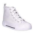 thumbnail image 1 of Wonder Nation Little Girls and Big Girls Platform High Top Sneakers, Sizes 13-6, 1 of 7