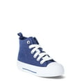 thumbnail image 1 of Wonder Nation Little Girls and Big Girls Platform High Top Sneakers, Sizes 13-6, 1 of 9
