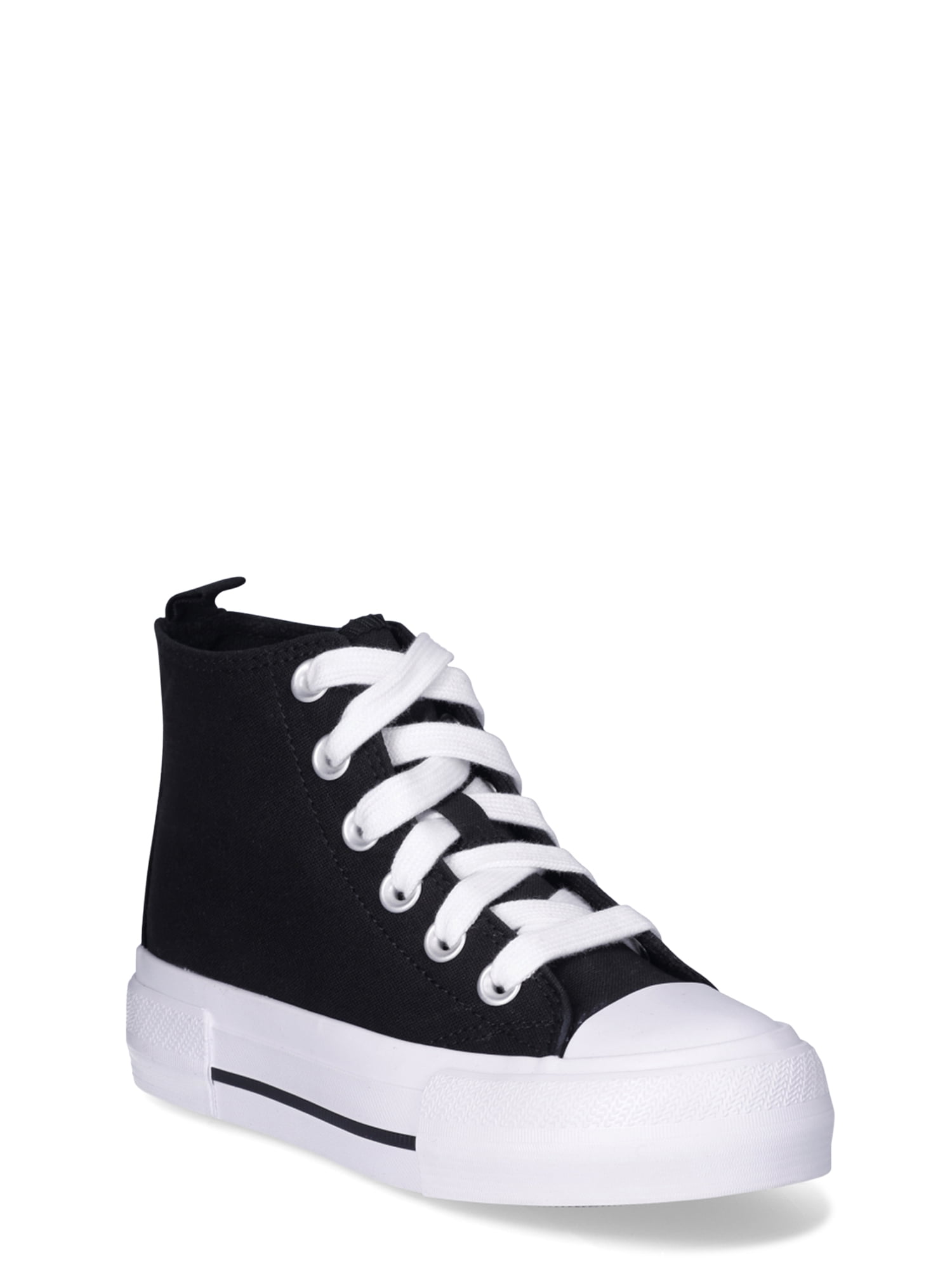Wonder Nation Girls Platform High Top Sneakers Sizes 13-6 Canvas