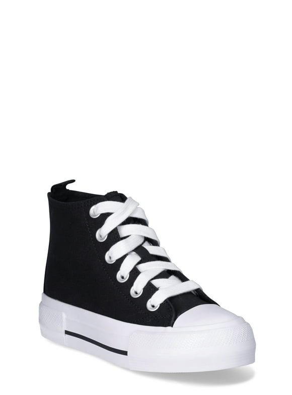 Little Girls and Big Girls Platform High Top Sneakers, Sizes 13-6