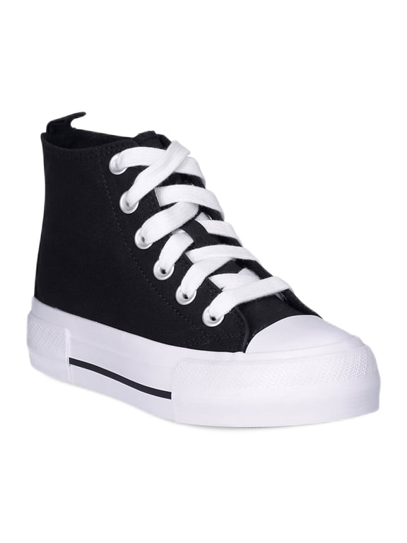 Little Girls and Big Girls Platform High Top Sneakers, Sizes 13-6