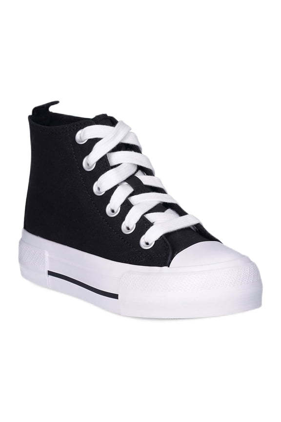 Little Girls and Big Girls Platform High Top Sneakers, Sizes 13-6
