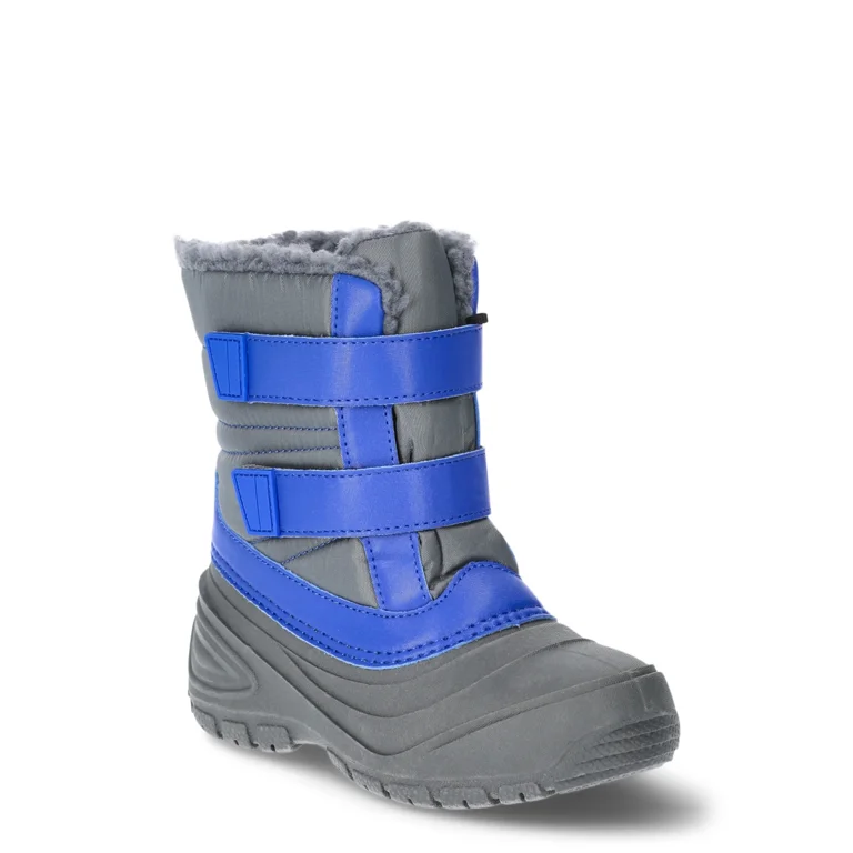 Wonder Nation Little and Big Boys Winter Boots with Side Zip Sizes 13 6 Walmart