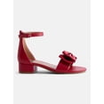 thumbnail image 1 of Wonder Nation Little and Big Girls Fashion Bow Heel Dress Shoes, 1 of 5