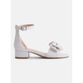 thumbnail image 1 of Wonder Nation Little and Big Girls Fashion Bow Heel Dress Shoes, 1 of 4