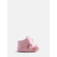 thumbnail image 1 of Wonder Nation Little and Big Girls' Plush Critter Slippers, 1 of 4