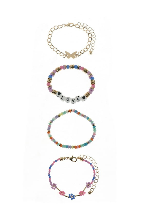 Love 4 Pack Bracelet Set