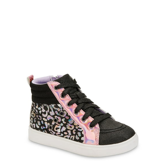 Wonder Nation Lucky Leopard Athletic High-Top Sneaker (Little Girls & Big Girls)