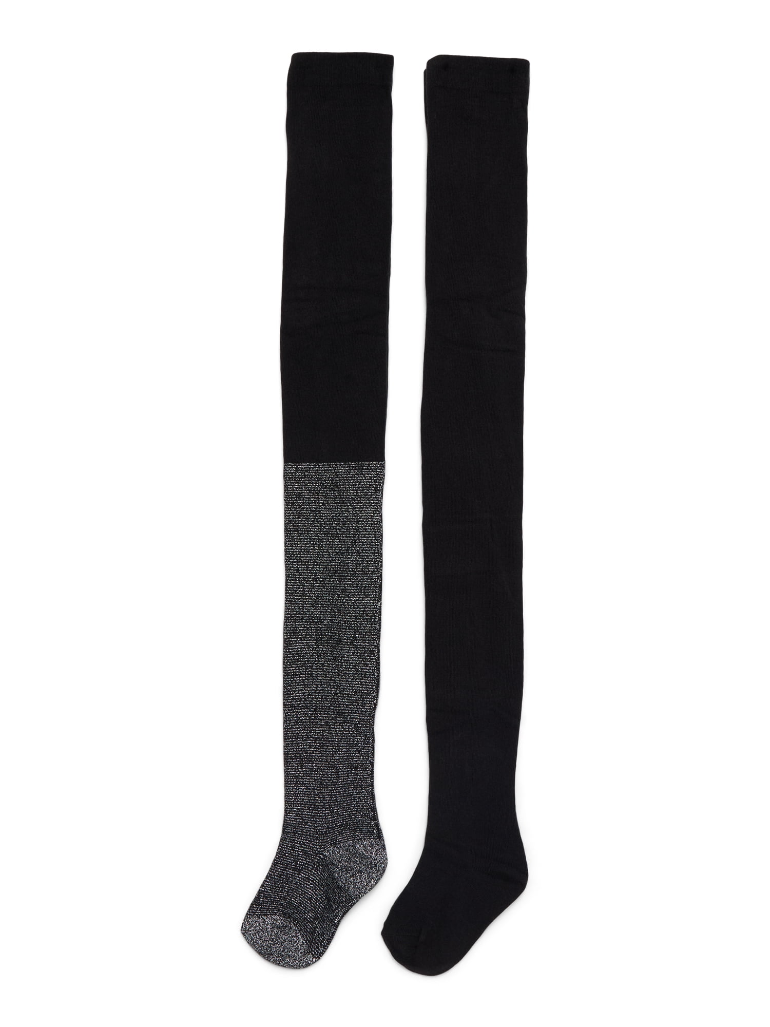 Wonder Nation Girls Lurex Tights, 2-Pack, Sizes S-L