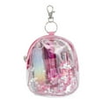 thumbnail image 1 of Wonder Nation Micro Backpack Keychain with Beauty Accessories, 5-Piece Set, Pink, 1 of 3