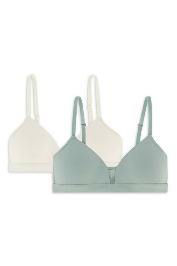 Molded Cup Bralette, 2 Pack, Sizes 30-38