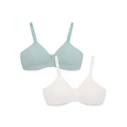 Wonder Nation Molded Cup Bralette, 2 Pack, Sizes 30-38