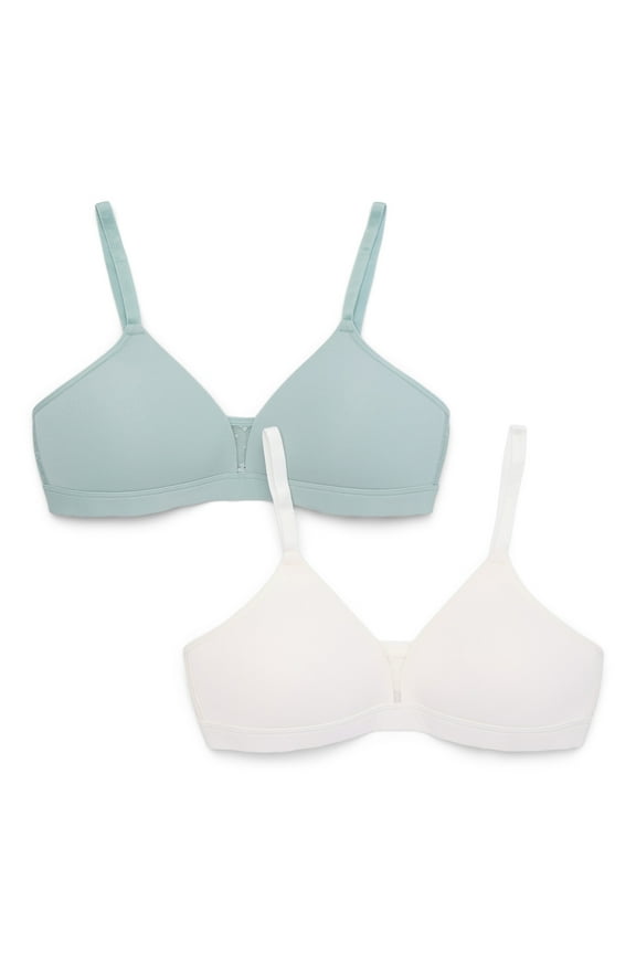 Molded Cup Bralette, 2 Pack, Sizes 30-38