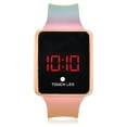 thumbnail image 1 of Wonder Nation Multi Colored Touch LED Watch with Silicone Strap (WN4060WM), 1 of 2