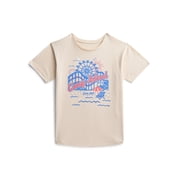 Wonder Nation Girls NYC Amusement Park Graphic Tee with Short Sleeves, Sizes 4-18