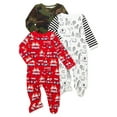 thumbnail image 1 of Wonder Nation Newborn Baby Boy Sleep and Play Pajamas, 3 Pack, Preemie-6/9 Months, 1 of 4