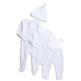 thumbnail image 1 of Wonder Nation Organic Cotton Baby 4-PieceLayette Gift Set, Sizes Newborn-9 Months, 1 of 6