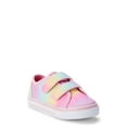 thumbnail image 1 of Wonder Nation Pastel Rainbow Casual Two Strap Sneaker (Toddler Girls), 1 of 7