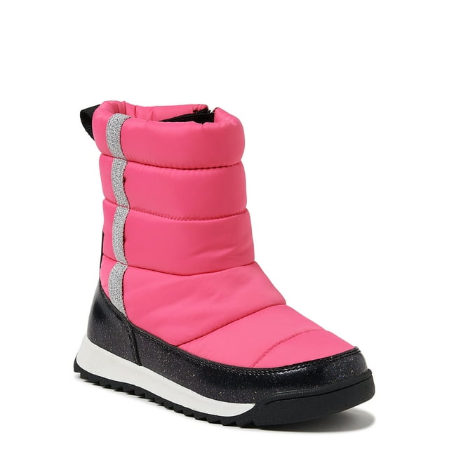 Wonder Nation Puffy Winter Boots (Toddler Girls) - Walmart.com