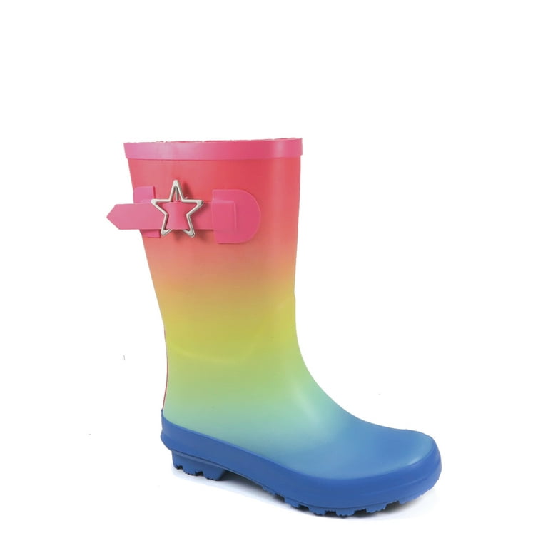 Rainbow rubber deals boots