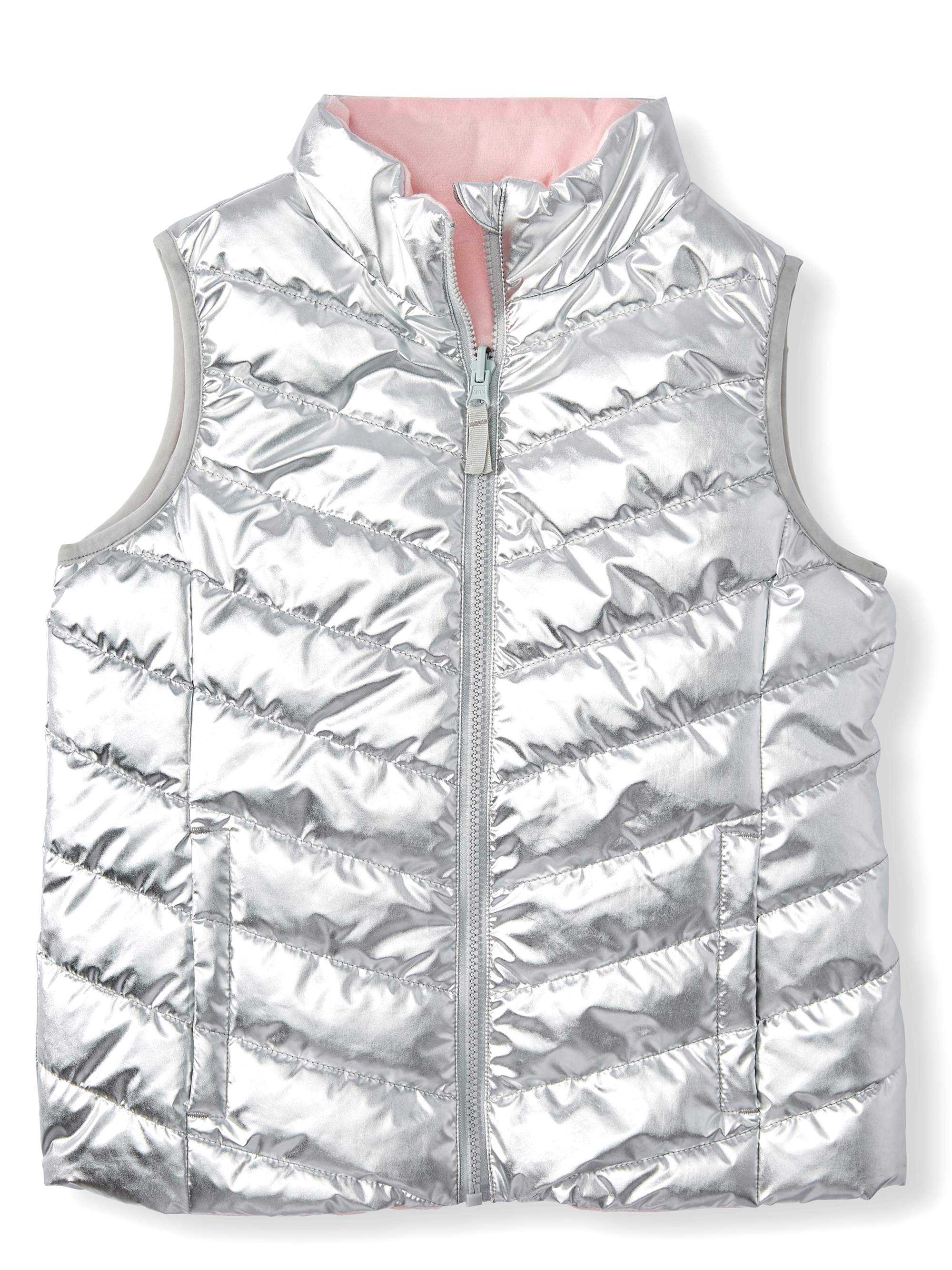 Wonder Nation Reversible Puffer Vest (Little Girls, Big Girls & Plus) - image 1 of 2