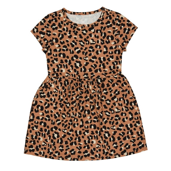 Wonder Nation Short Sleeve Play Dress, Sizes 4-18 & Plus