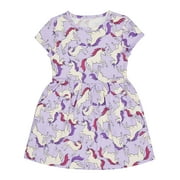 WONDER NATION Short Sleeve Play Dress, Sizes 4-18 & Plus