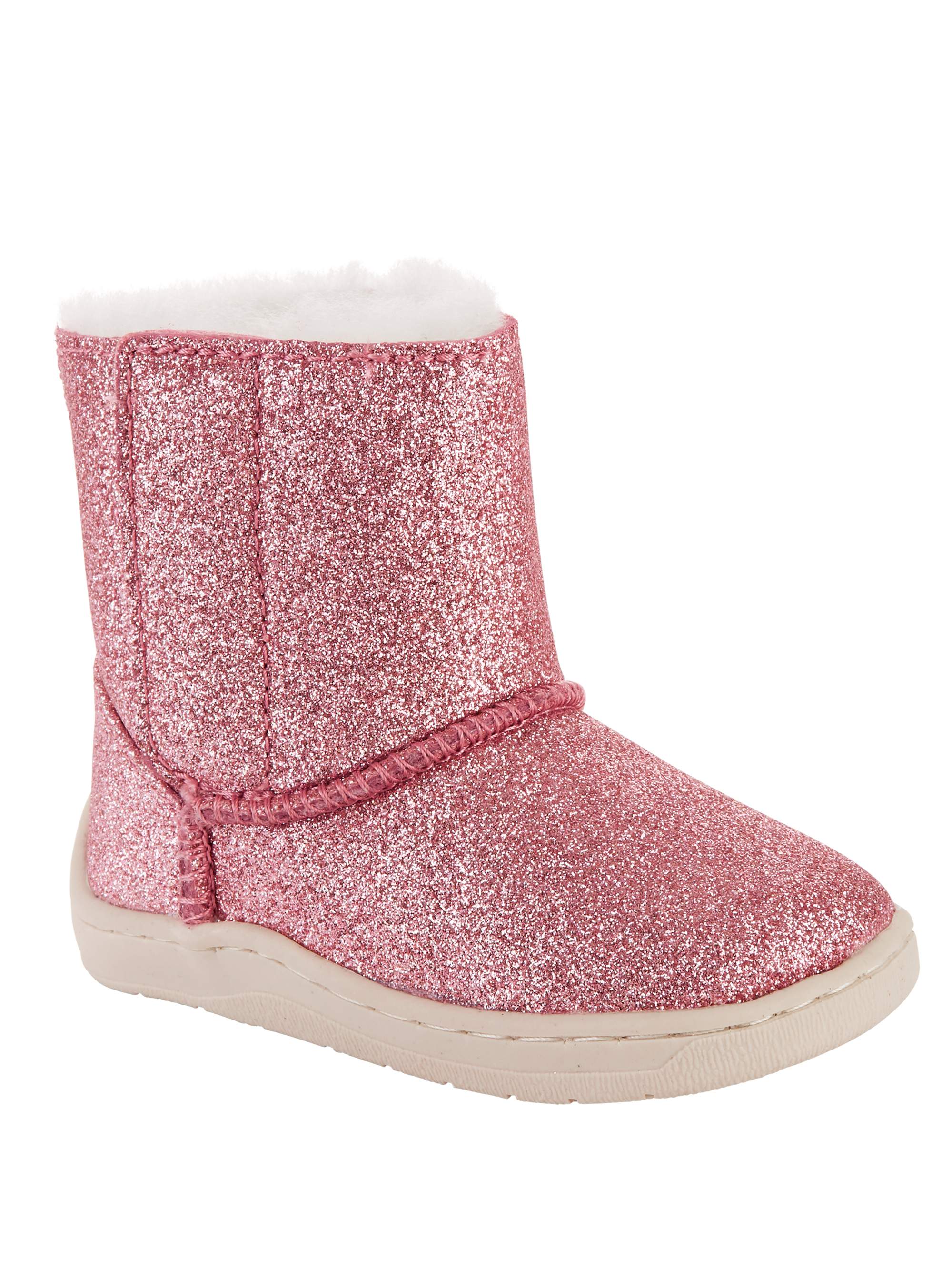 Wonder Nation Sparkly Faux Fur Boots (Infant Girls) - image 1 of 6