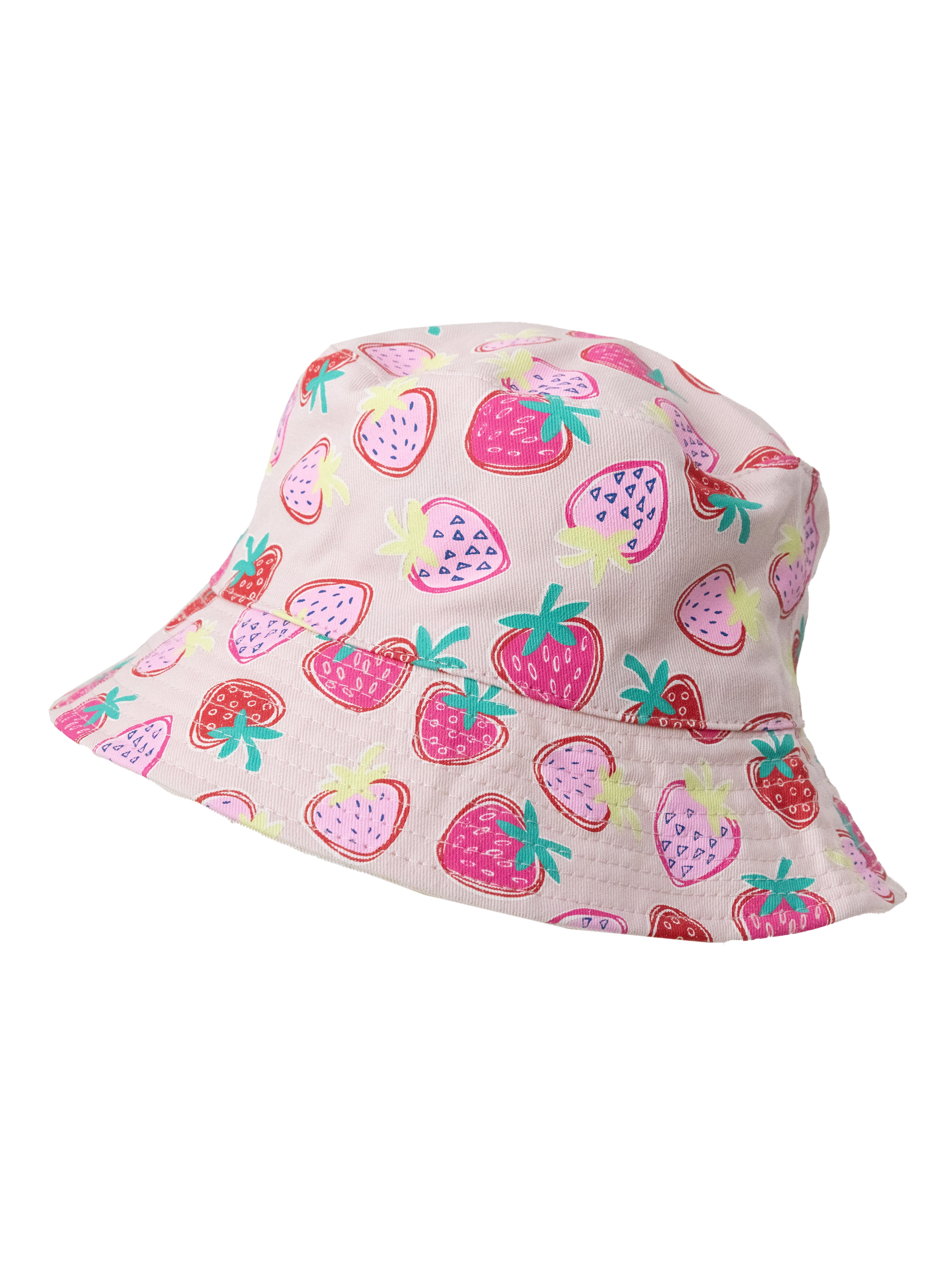【CA4LA】KAWAII HAT 5 Wonder Nation Strawberry Reversible Bucket Hat - Walmart.com