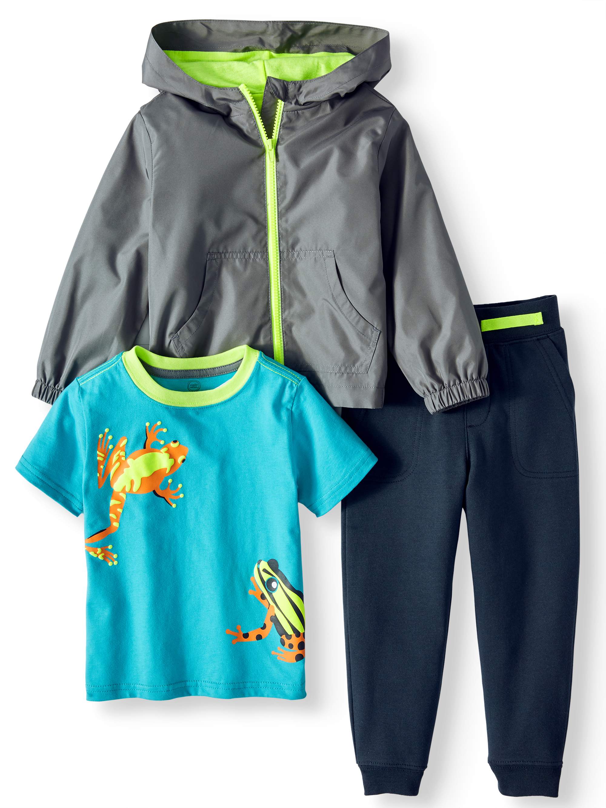 【WONDER WONDER】[2 SET] Nylon Hooded Zip-up Shorts Jjuri Wonderlooper68540646b51c206854