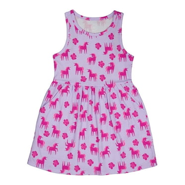 Wonder Nation Girls Tank Play Dress, Sizes 4-18 & Plus