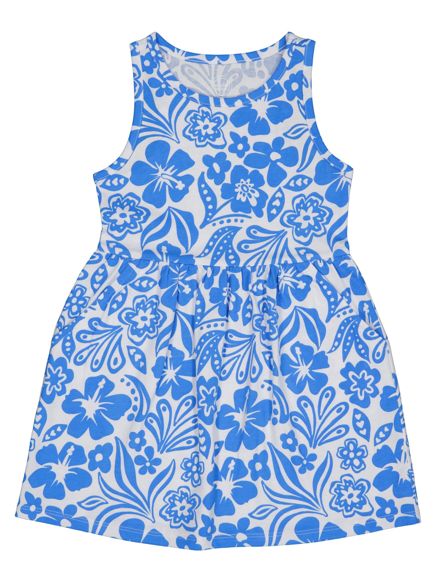 Wonder Nation Girls Tank Play Dress, Sizes 4-18 & Plus
