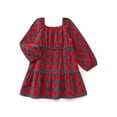 thumbnail image 1 of Wonder Nation Toddler Girls' Tiered Cotton Dress, Sizes 12M- 5T, 1 of 3