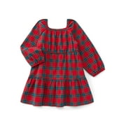 WONDER NATION Toddler Girls' Tiered Cotton Dress, Sizes 12M- 5T
