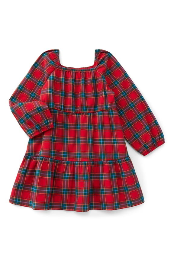 Toddler Girls' Tiered Cotton Dress, Sizes 12M- 5T