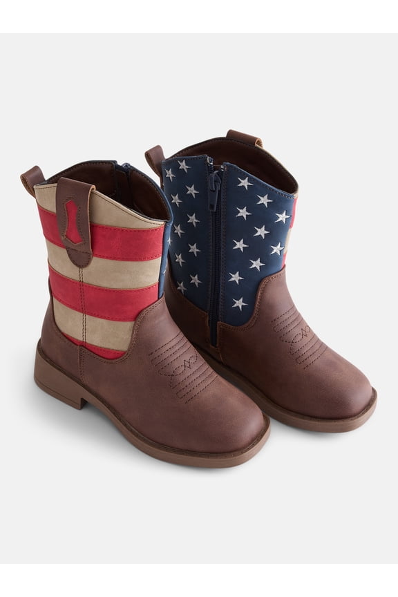 Toddler and Big Boys' Americana Cowboy Boots