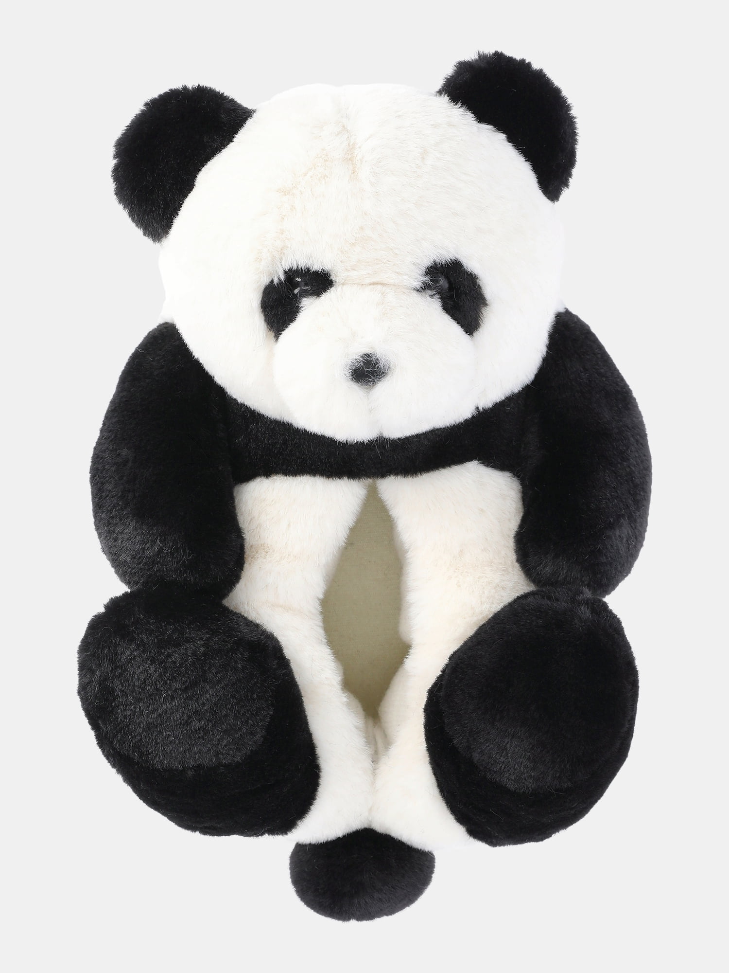 Wonder Nation Toddler and Big Kids Plush Panda Bear Slippers