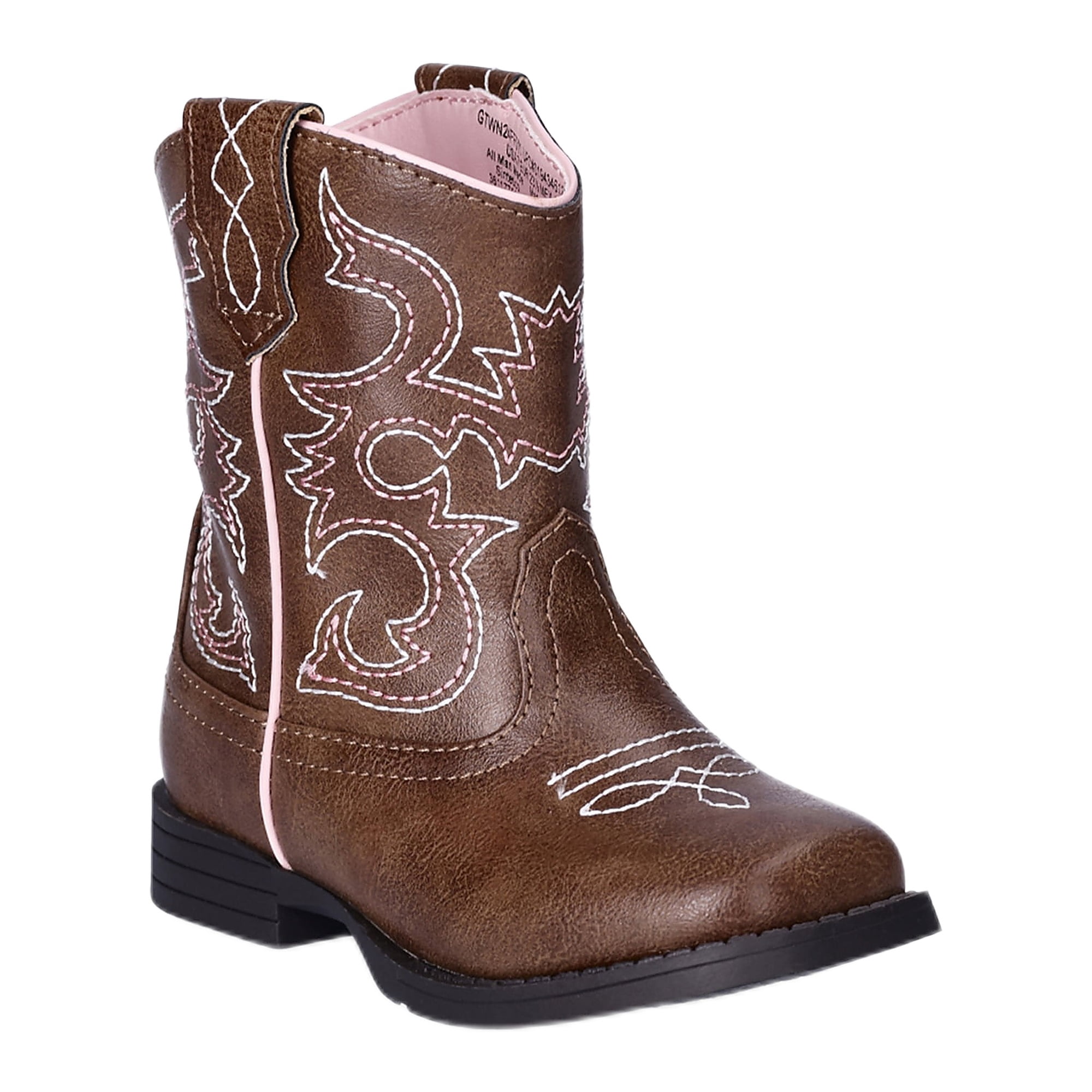 Wonder Nation Little and Big Girls' Western Cowgirl Boots
