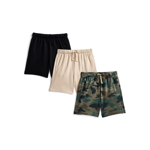 Toddler Boys French Terry Shorts, 3-Pack, Sizes 18M-5T