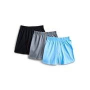 Wonder Nation Toddler Boys Soft Jersey Shorts, 3-Pack, Sizes 18M-5T