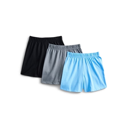 Wonder Nation Toddler Boys Soft Jersey Shorts, 3-Pack, Sizes 18M-5T