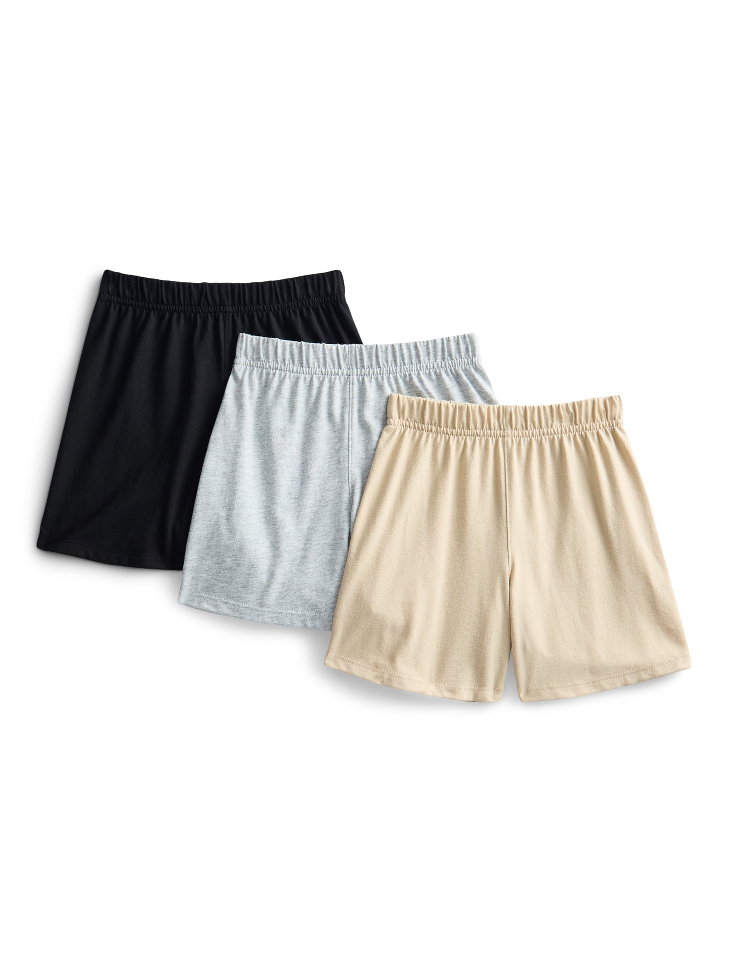 Wonder Nation Toddler Boys Soft Jersey Shorts, 3-Pack, Sizes 18M-5T