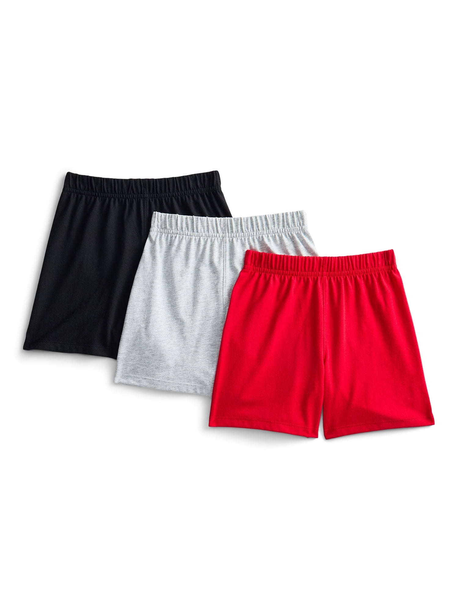 Wonder Nation Toddler Boys Soft Jersey Shorts, 3-Pack, Sizes 18M-5T