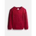 thumbnail image 1 of Wonder Nation Toddler Boys Cable Knit Sweater, Sizes 12M-5T, 1 of 3