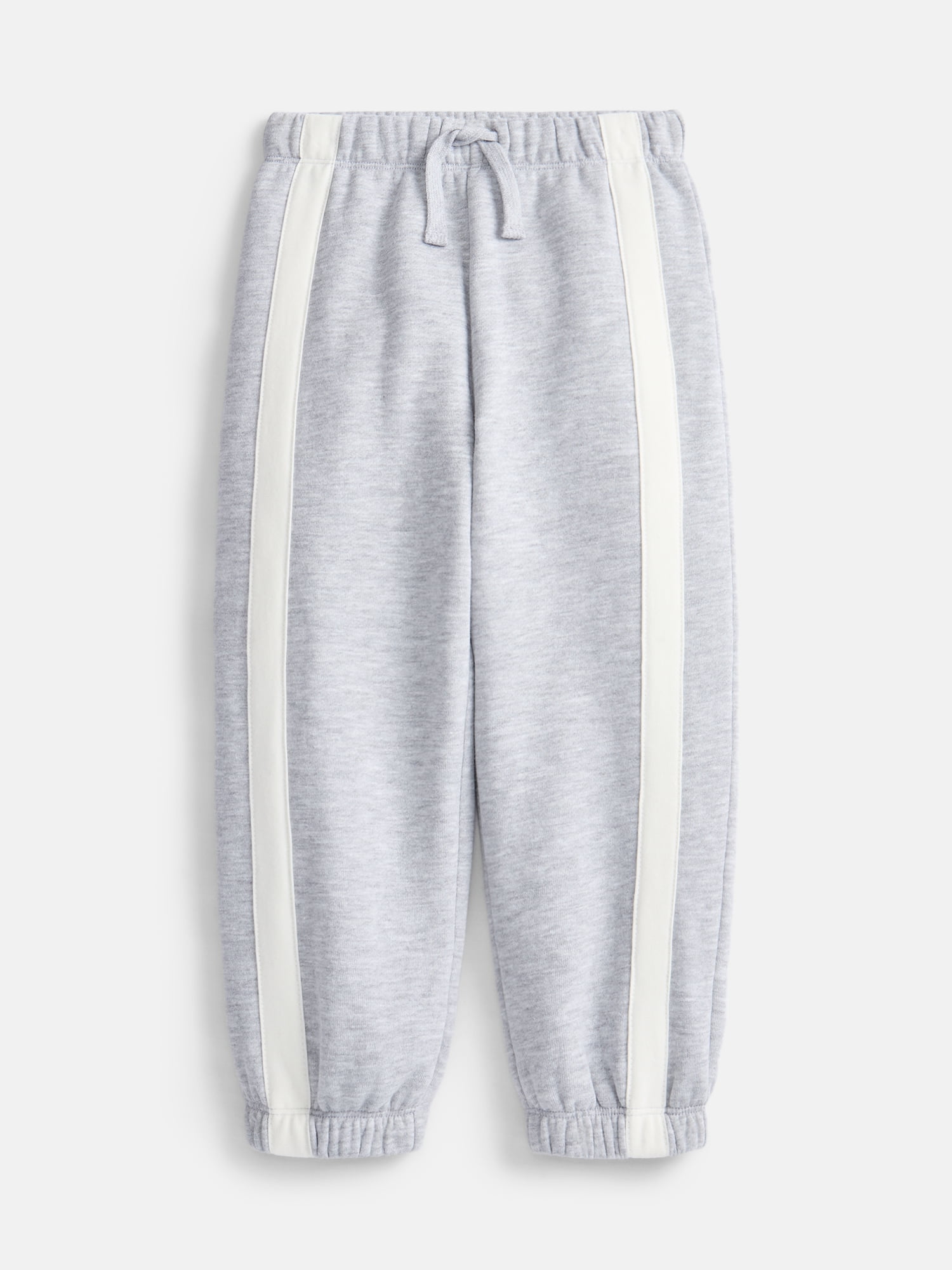 Wonder Nation Toddler Boys Fleece Striped Trim Jogger Sweatpants, Sizes 12M-5T
