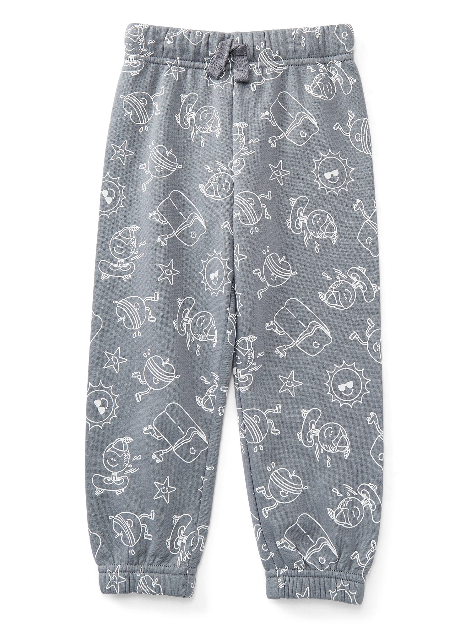 Wonder Nation Toddler Boys Fleece Jogger Pants, Sizes 18M-5T